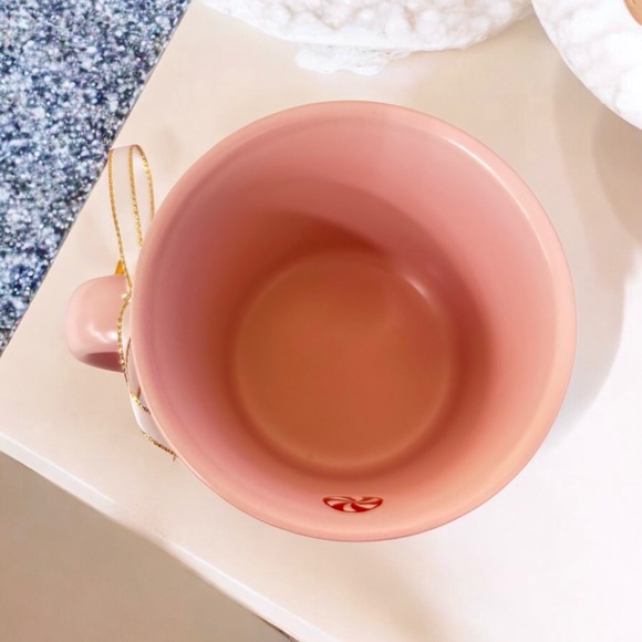 Pink Christmas Peppermint Candy Mug NWT - Picture 3 of 3